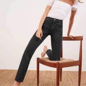 Reformation Julia Black jeans